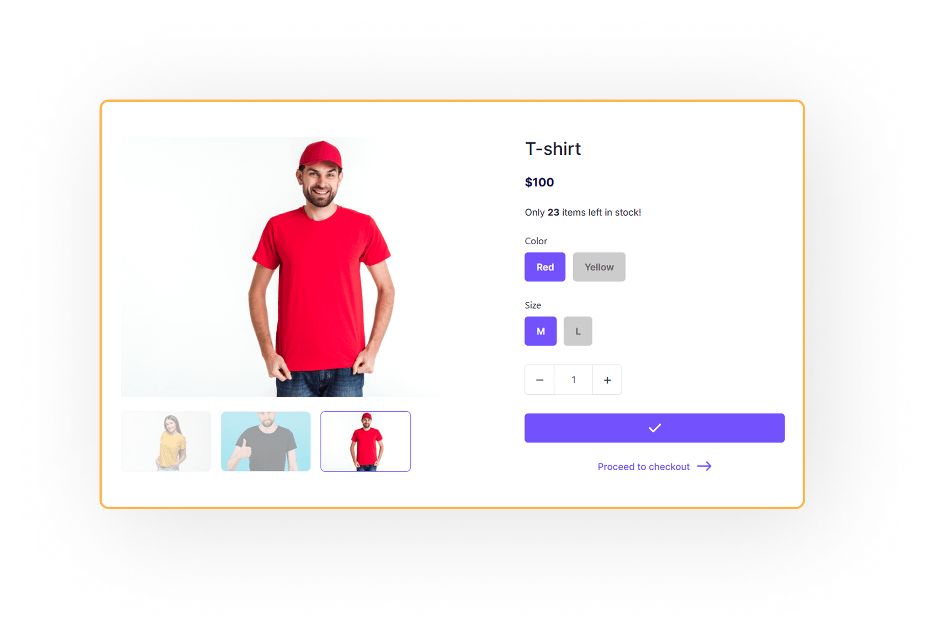 hero section