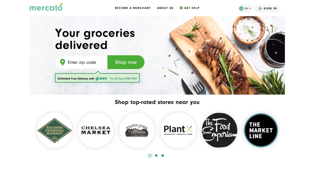 mercato ecommerce platform for grocery