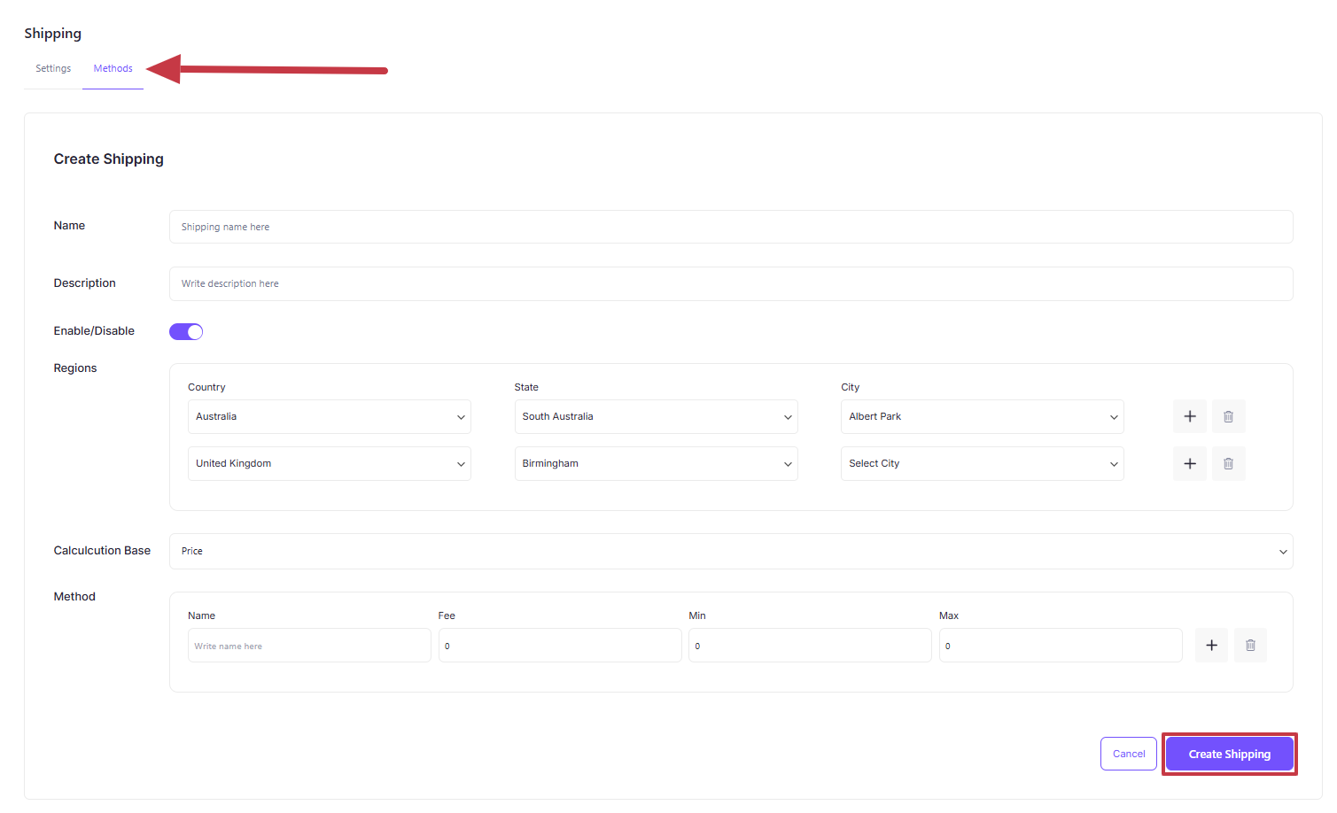 Configure Payment Settings