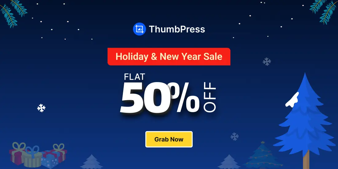 thumbPress new year sale