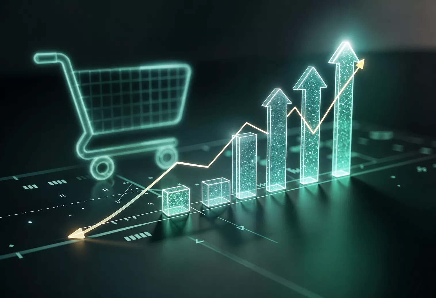 showing ecommerce performance stats