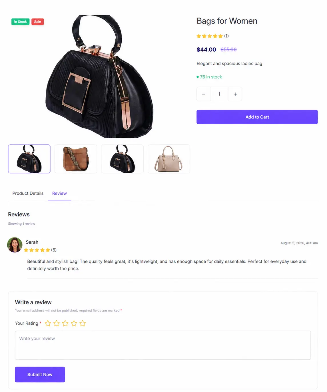 add review