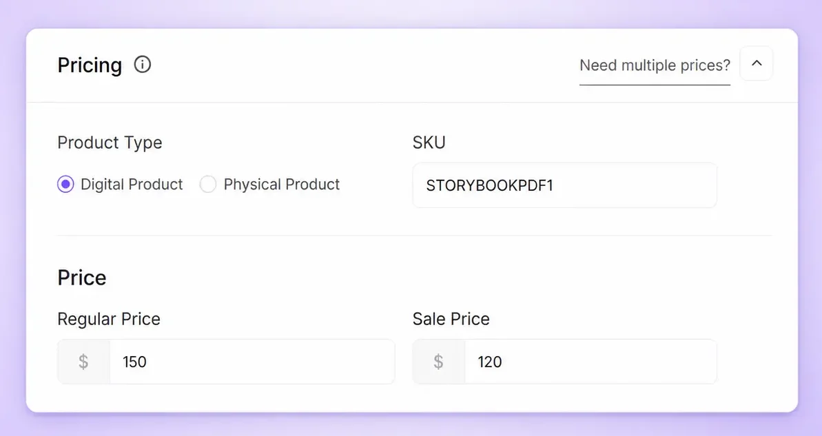 Digital product