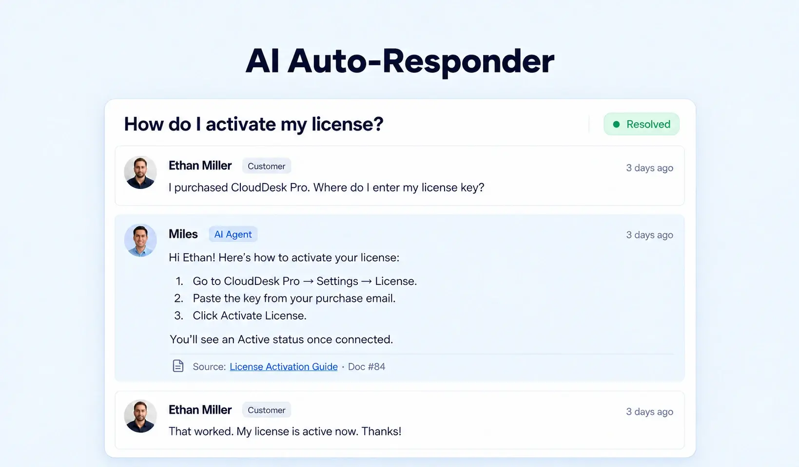 NiroHelp AI Auto-Responder