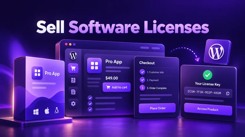 Sell Software Licenses Online with Wordpress