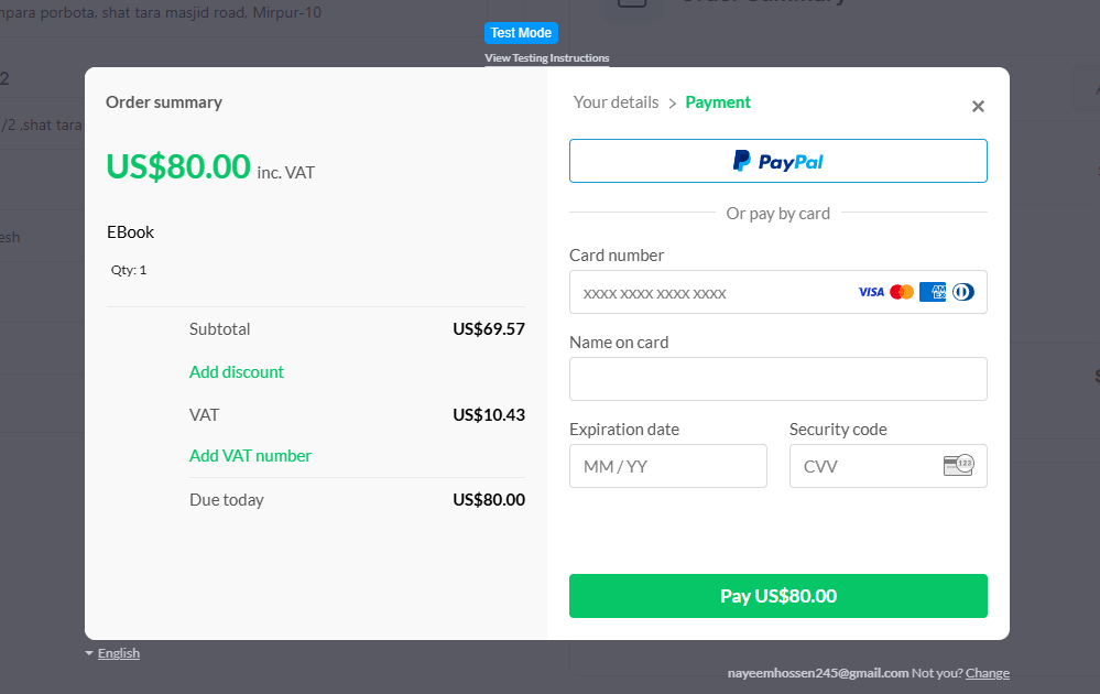 Paddle Checkout 2