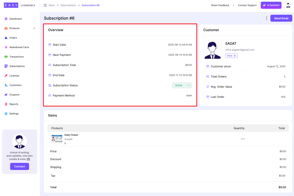 Subscriptions in products-2