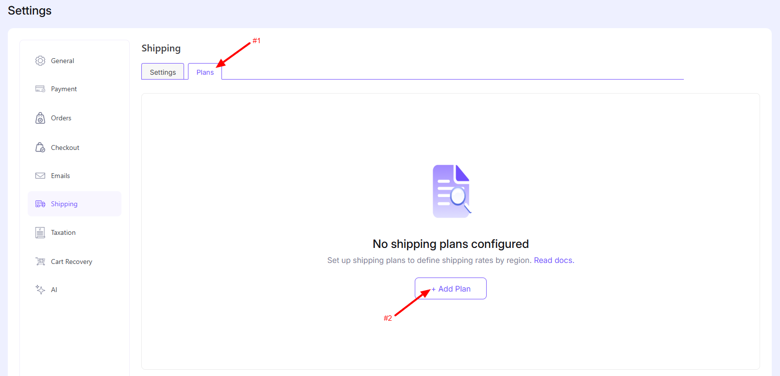 Shipping Settings – EasyCommerce