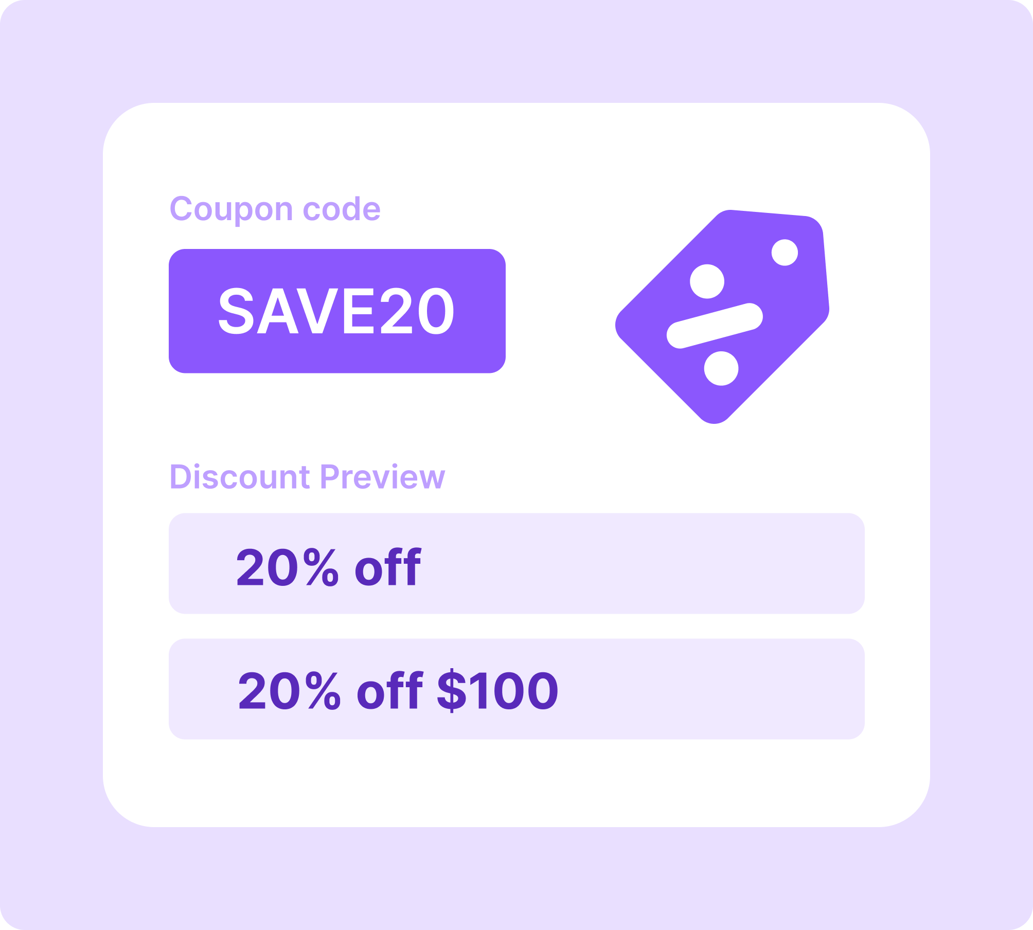 Coupons & Discounts