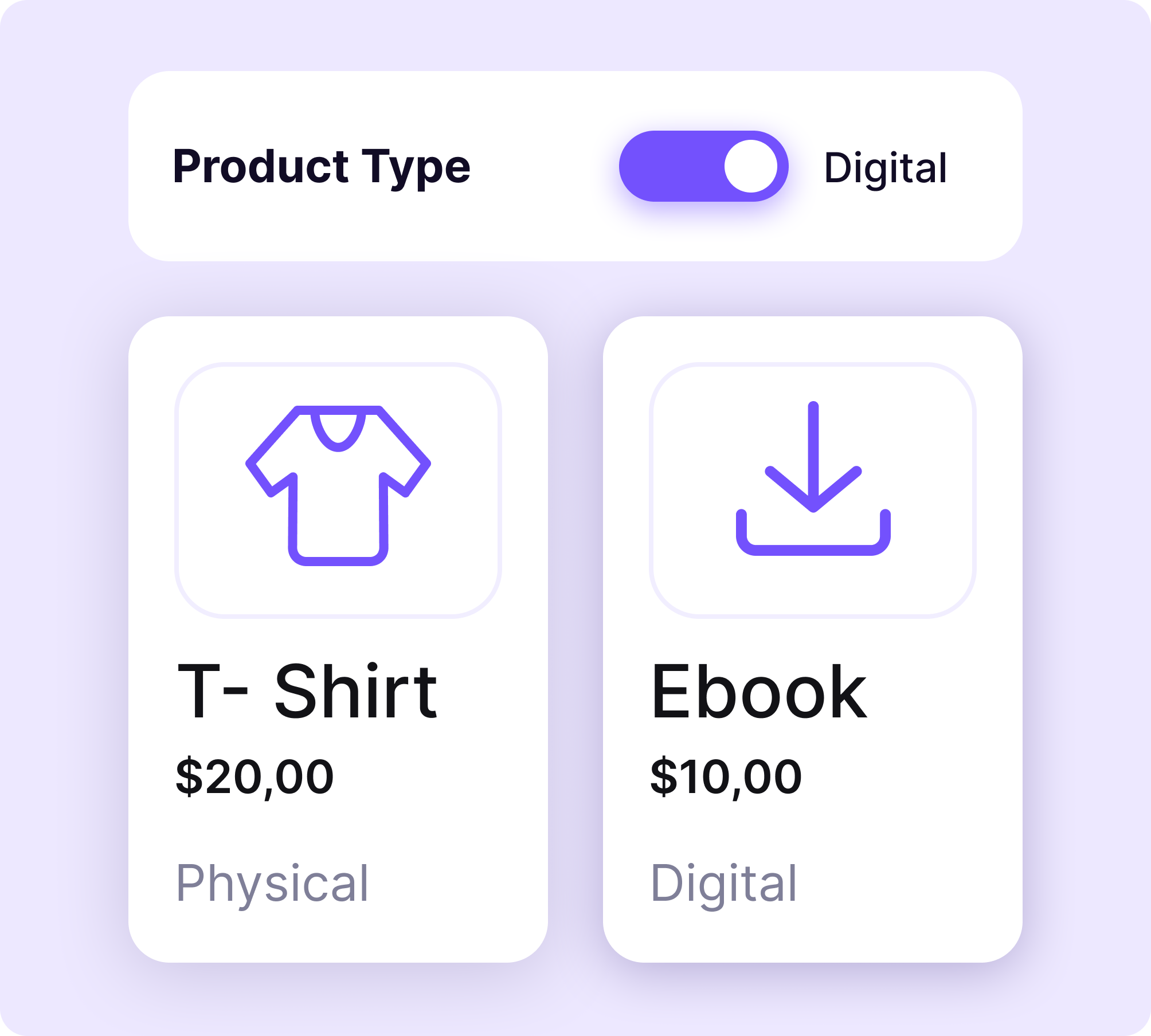 Physical & Digital Products